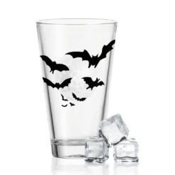 Leonardo Wasserglas Mit UV-Druck "Fledermausschwarm" Für Halloween