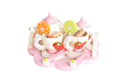 Kinder Teeservice Set Holz Zubehör Für Die Kinderküche, 16-tlg. Ab 3 Jahre Rollenspiele Für Mädchen Und Jungs 9418