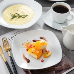 MALACASA, Serie Elisa, 100-teilig Tafelservice, Porzellan Kombiservice Mit Speiseteller, Suppenteller, Eierbecher, Kaffeetassen, Müslischalen, Dessertteller Für 12 Personen Grauweiß -kaufland verkäufe 67ec982b75b177dd2fe5bc7c11c1b5b2