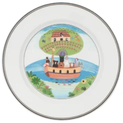 Villeroy & Boch 12 X Design Naif Frühstücksteller Arche Noah Vorteilsset 12 X Art. Nr. 1023372643 Und Gratis 1 Trinitae Körperpflegeprodukt
