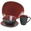 Van Well 16tlg. Kombi-Set Elements Rot 4Pers. Steingut Becher Teller Schale -kaufland verkäufe 689e467392e502f9910171223431bed1