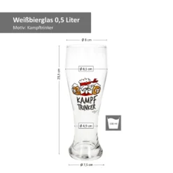 2x Weizenbiergläser Mutmacher Kampftrinker Weißbierglas 0,5L -kaufland verkäufe 6a05b89bf57bf2abd1de2c7b9676dba4