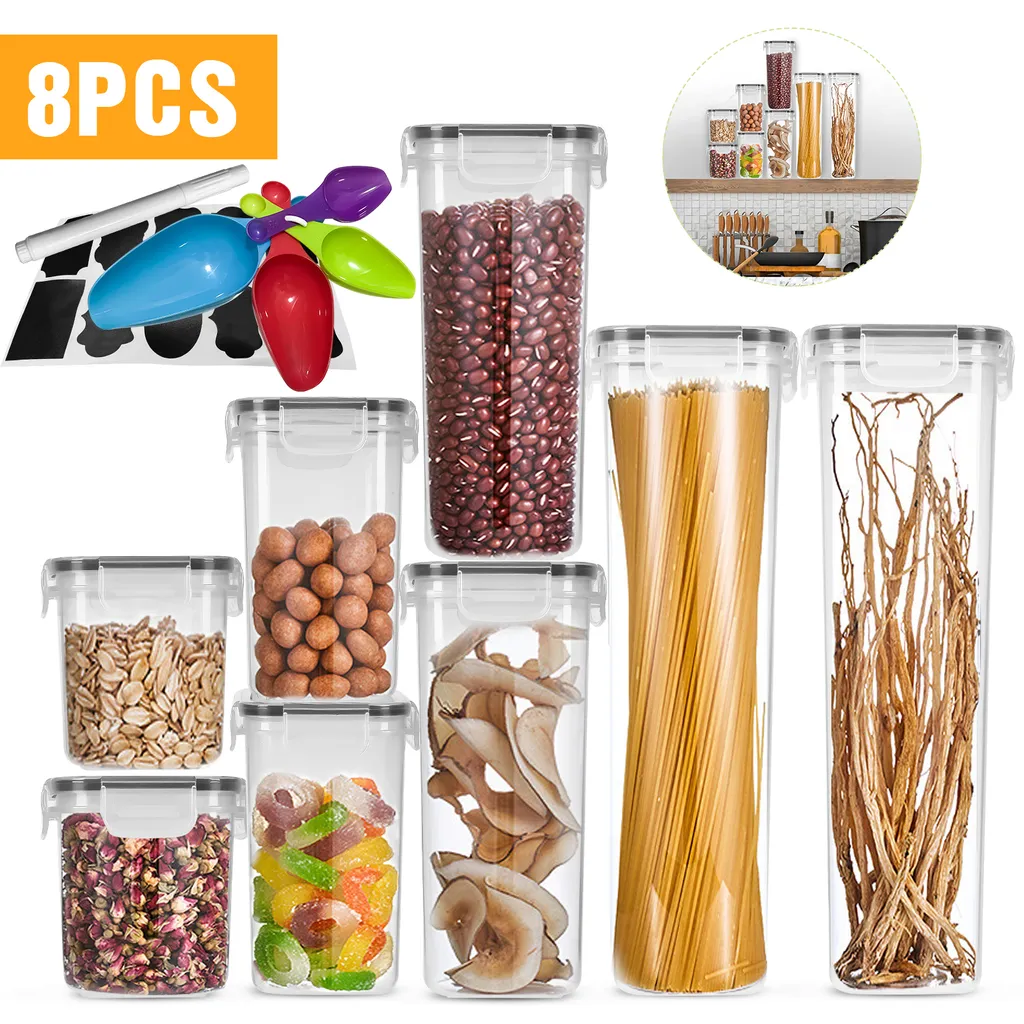 EINFEBEN 8er Set vorratsdosen Müsli Behälter Mehl Nudel Schüttdose Pasta Lebensmittel EINFEBEN 8er Set Vorratsdosen Müsli Behälter Mehl Nudel Schüttdose Pasta Lebensmittel -kaufland verkäufe 6aec3924faa55f7e621b9a6bab364c4a