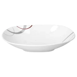 Tafelservice Palazzo 12tlg. - Weiß MitNachbildung-Kreisen In Grau Und Dunkelrot - Für 6 Personen -kaufland verkäufe 6c4787e57057eb5b247104eedb4dad08 1