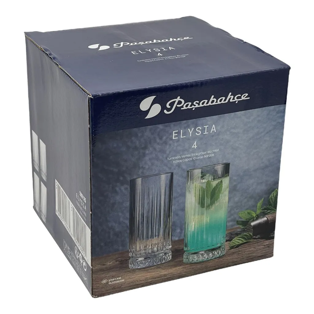 Pasabahce ELYSIA 520125 Wassergläser Lang 280ml 4er Set Pasabahce ELYSIA 520125 Wassergläser Lang 280ml 4er Set -kaufland verkäufe 70932d22dea9c88a99dbcf0f46765b5f