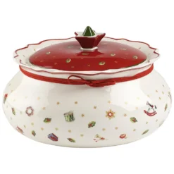 VILLEROY & BOCH Toy's Delight Dose Keksdose Weihnachtsdeko Porzellan 20 Cm
