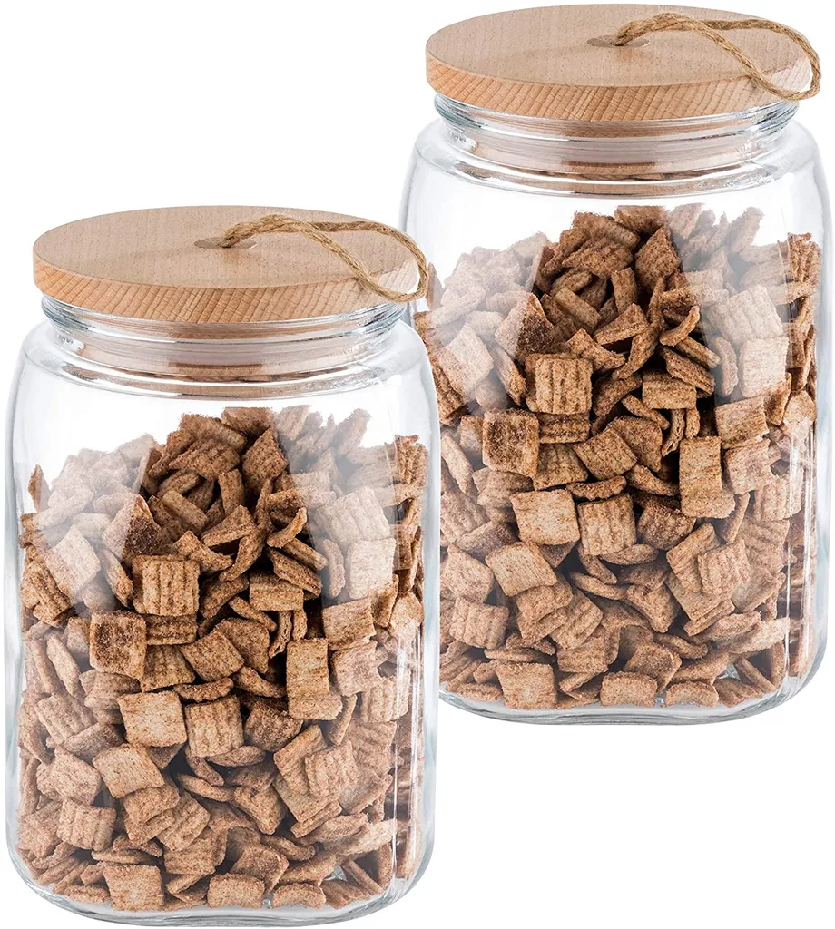 APS 2er Set Vorratsglas -WOODY- /// 14 x 14cm, H: 21 cm /// Glas, Kiefernholz, Silikon /// 2,5 Liter /// 67514 APS 2er Set Vorratsglas -WOODY- /// 14 X 14cm, H: 21 Cm /// Glas, Kiefernholz, Silikon /// 2,5 Liter /// 67514 -kaufland verkäufe 75129ce9928fc4840a7bddbd20a4c4e7