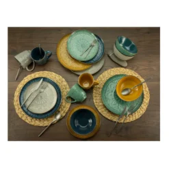 CreaTable 22561 Kombiservice Samarkand Für 4 Personen, Steinzeug, Mehrfarbig (1 Set, 16-teilig) -kaufland verkäufe 762b13347e19fbe4d371d1095403cbb2