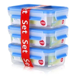 Emsa Clip & Close Frischhaltedosen 3er-Set á 0,55 L, Blau -kaufland verkäufe 7efda650e6f33e18742746b6d3360551