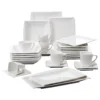 MALACASA 32 Tlg. Kombiservice, Serie BLANCE Cremeweiß Porzellan Geschirrset Mit Servierplatte -kaufland verkäufe 80eea2bb600b50dbe84a1336f84aca12