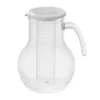 1x Kadum Karaffe Krug Mit Deckel Aus Polycarbonate Bruchfest Und Kratzfest In Echtglasoptik 3 Liter