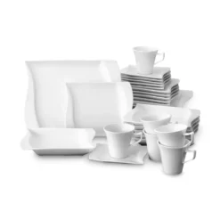 Kombiservice 30-tlg. Harmony, Eckig Mit Geschwungener Kante -kaufland verkäufe 859890ae151140ae9d2a538e0609257e