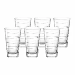 LEONARDO 019450 Vario Struttura Longdrinkbecher, Glas, 280 Ml, Klar (6 Stück) -kaufland verkäufe 87790af74dcfc3cbb2fd727001c4ebf5