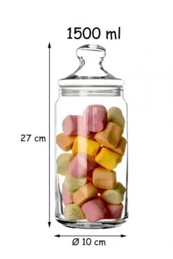 Luminarc ARC 12252 Pot Club Dose Mit Deckel, Vorratsglas, Bonbondose, 1.5 Liter, Glas, Transparent, 1 Stück -kaufland verkäufe 89a9723df3a49b0c9178a74ba527a711