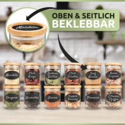 PORADA 12 Stapelbare Gewürzgläser Set 150ml Glasbehälter Mit Deckel Aufbewahrung Küche Gewürzdosen Vorratsdosen Glas Mit Deckel Aufbewahrungsgläser Küchenorganisation Aufbewahrung… -kaufland verkäufe 8c6c344ceb2d10be32c0ec52a82c8f66