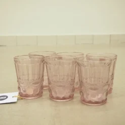 Wassergläser Solange Reliefmuster 6xSet Rosa Transparent 265ml -kaufland verkäufe 8d77f3ff3a33d2573b77e4857447916c