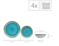 Sänger SÄNGER Steingut Geschirrset Capri, Tafelservice 12 Teilig Für 4 Personen -kaufland verkäufe 8f661bd9f410a81ad246a510938ae119