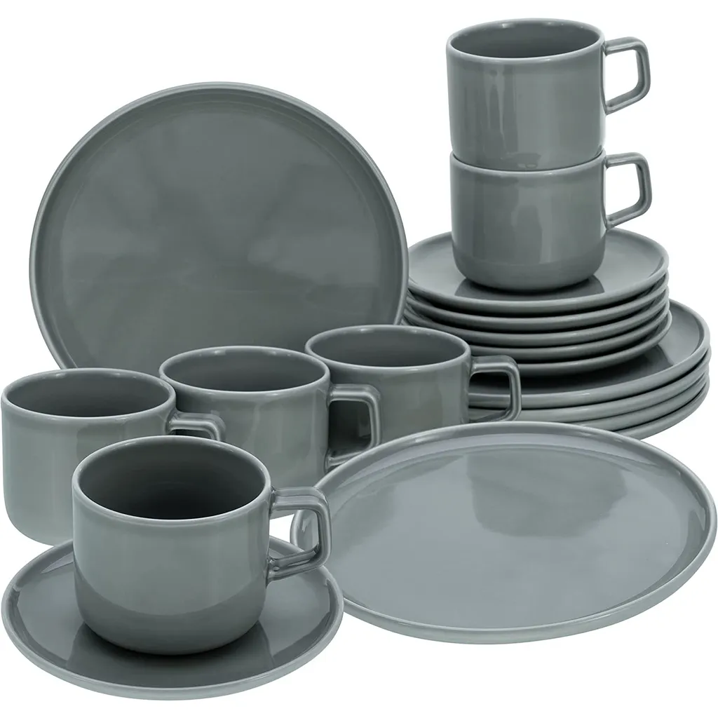 CreaTable 16734 Kaffeeservice Chef Collection für 6 Personen, Porzellan, grau (1 Set, 18-teilig) CreaTable 16734 Kaffeeservice Chef Collection Für 6 Personen, Porzellan, Grau (1 Set, 18-teilig) -kaufland verkäufe 8f8d79f5cb7939cd486b0fe95facdbea