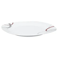 Frühstücksset Palazzo 12tlg. - 6 Teller á 19cm Und 6 Becher á 33cl Aus Weißem Porzellan MitNachbildung-Kreisen In Grau Und Dunkelrot - Für 6 Personen -kaufland verkäufe 921df45d24e9a68954df52dce47003e1