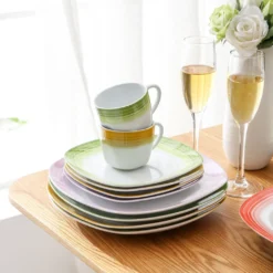 VEWEET Tafelservice 'SPARK' Aus Porzellan, 60-tlg Kombiservice, Kaffeetassen, Untertasse, Dessertteller, Speiseteller Und Suppenteller, Komplettservice Für 12 Personen 9 VEWEET Tafelservice 'SPARK' Aus Porzellan, 60-tlg Kombiservice, Kaffeetassen, Untertasse, Dessertteller, Speiseteller Und Suppenteller, Komplettservice Für 12 Personen -kaufland verkäufe 964d7497d0646f45ec7ff2e633962fff