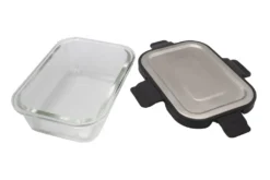 Steuber Glas Frischhaltedose 1500ml Mit Schwarzem Edelstahldeckel, Luftdichter Silikon-Klickdeckel, Backofengeeignet -kaufland verkäufe 96f9e8f04cb53be03d19cb496b394c4f