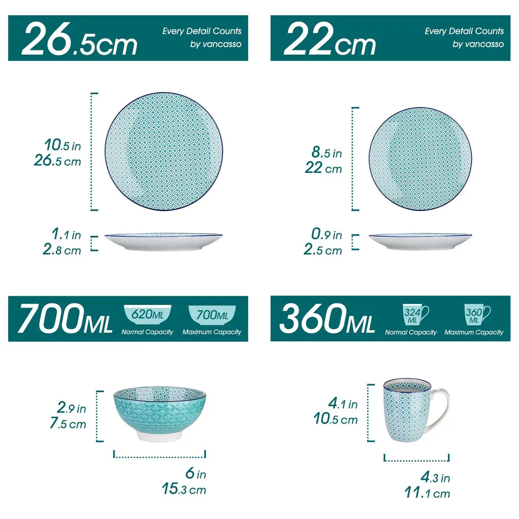 vancasso Macaron Porzellan Kombiservice, 16 teilig Geschirrset, mit je 4 Speiseteller, Dessertteller, Müslischalen und Kaffeebecher für 4 Personen Vancasso Macaron Porzellan Kombiservice, 16 Teilig Geschirrset, Mit Je 4 Speiseteller, Dessertteller, Müslischalen Und Kaffeebecher Für 4 Personen -kaufland verkäufe 983fbb15822ec7502c000fbd1bba83ac