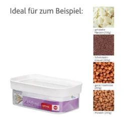 Emsa Trockenvorratsdose OPTIMA 0,45 Liter Transparent / Weiß -kaufland verkäufe 9a642d9e81c15d02b2291185ae8cfb29