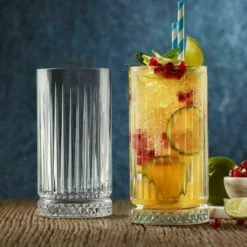 Pasabahce ELYSIA 520125 Wassergläser Lang 280ml 4er Set