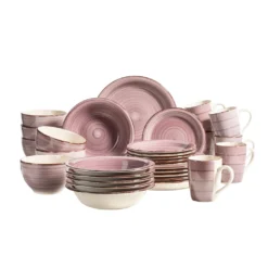 Mäser 931880 Kombiservice Lumaca Für 6 Personen, Steinzeug (1 Set, 30-teilig)
