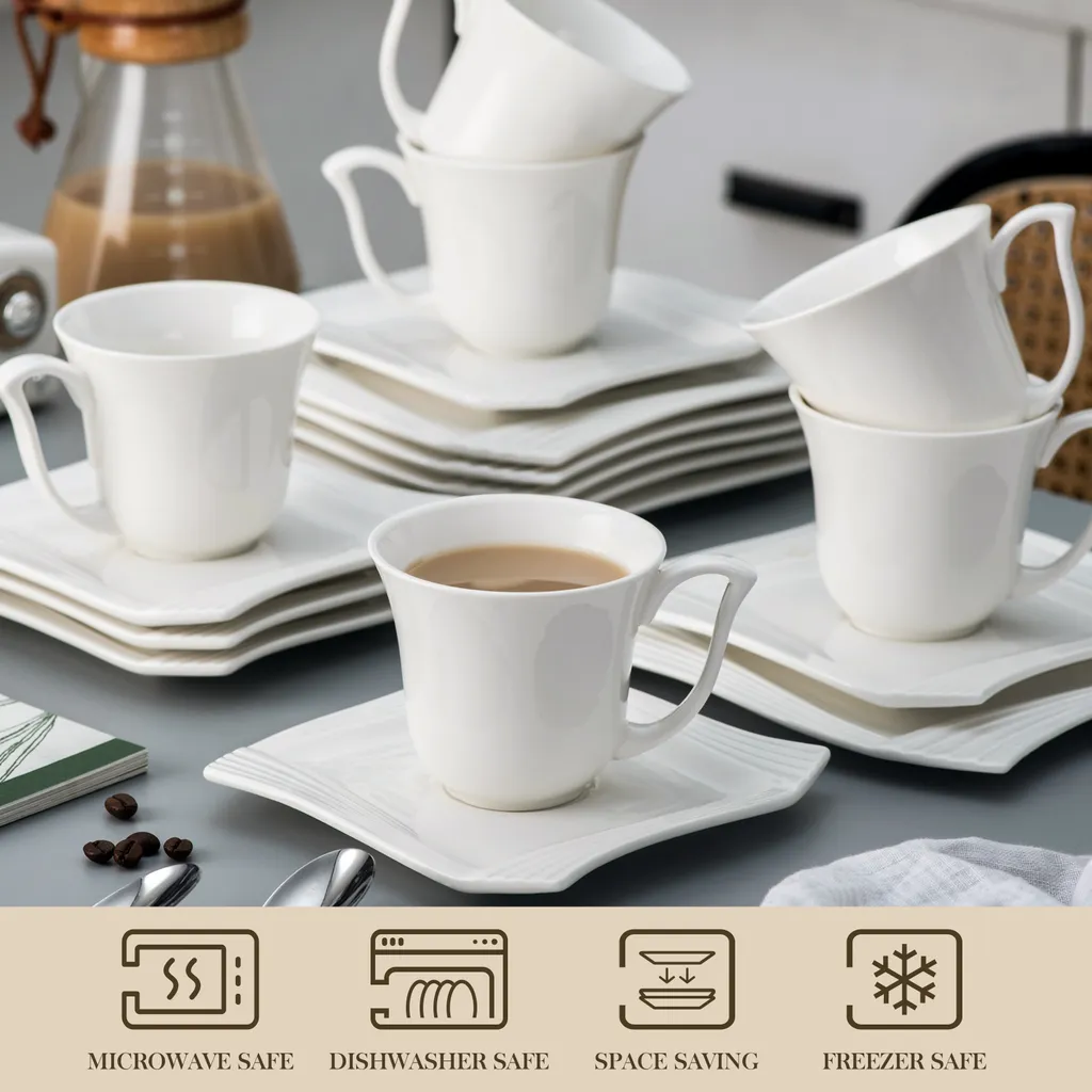 MALACASA, Serie Amparo, 36 teilig Set Cremeweiß Porzellan Kaffeeservice Dessertteller Kaffeetasse mit Untertasse MALACASA, Serie Amparo, 36 Teilig Set Cremeweiß Porzellan Kaffeeservice Dessertteller Kaffeetasse Mit Untertasse -kaufland verkäufe a5dbb72af98f894549c593e77669849b
