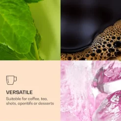 DUOS 6X 410ml Jumbo Doppelwandige Thermo-Gläser + 6X Edelstahl-LÖFFEL, Für Latte Macchiato, Cocktails, Vorspeisen By Feelino -kaufland verkäufe aa021545678e5119aee38d7c0fb03b8d