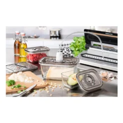 Caso Vakuum-Frischebehälter 3er Set - Für Platzsparende Aufbewahrung (1er Pack) -kaufland verkäufe b3b4f74fef91c9a1d1bcff1f382fc91c