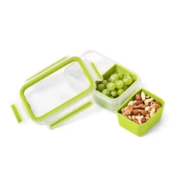 Emsa Snackbox CLIP & GO 0,55 Liter Transparent / Grün -kaufland verkäufe b5030da629eb105bd95ee1bb1bc0a8d3