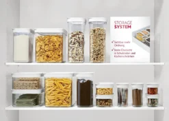 Emsa Trockenvorratsdose OPTIMA 0,45 Liter Transparent / Weiß -kaufland verkäufe b89c0cc7a7c4cb54ebb47d05477427c3