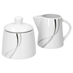 Van Well Kombiservice Silver Night 62-tlg 6 Personen, Tafel + Kaffee + Zubehör, Linien-Dekor -kaufland verkäufe bab90bed9bb372e13ab0e12a2c6855e2