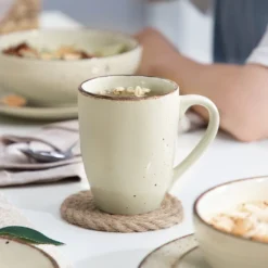 Vancasso Tafelservice Set, Navia Geschirrset Aus Steingut, 16 Teilig Kombiservice, Vintage Aussehen, Natur Design -kaufland verkäufe bb62ba8ebd2ceca91ba77168122376b9