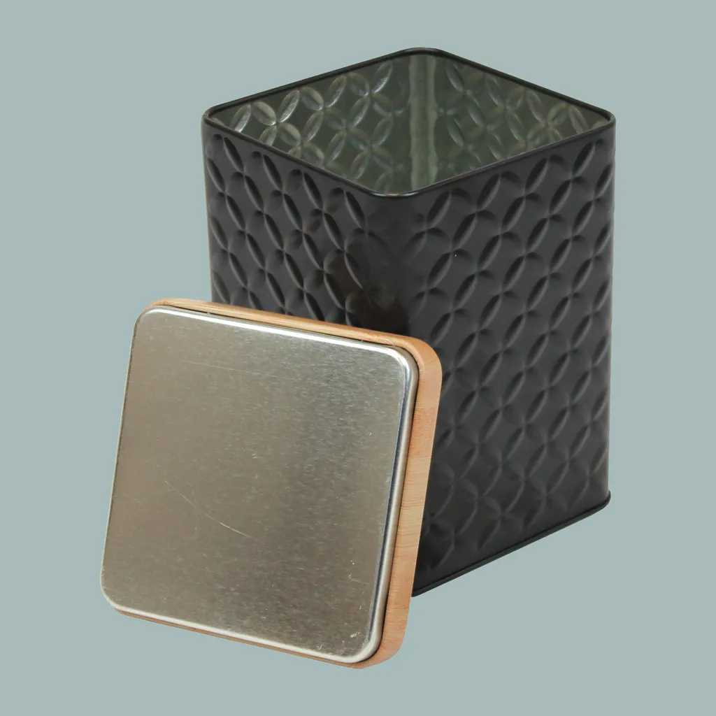 2er Set Metall Vorratsdose mit Deckel 16x10,5x10,5cm - Schwarz 2er Set Metall Vorratsdose Mit Deckel 16x10,5x10,5cm - Schwarz -kaufland verkäufe bf1835eba560ddc9094ef9184915be77