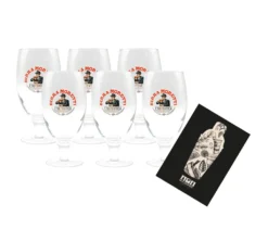 Birra Moretti 6er Set Bierglas 6x Glas Gläser Tulpe Mit 0,2L Eichung