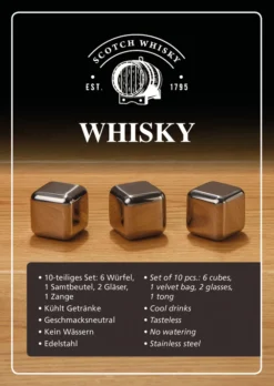 Whisky Geschenk-Set Mit 2 Gläsern, Eiswürfeln Aus Edelstahl, Zange, Samtbeutel In Einer Schönen Holzbox -kaufland verkäufe c5ae1d537772871b0c96b70aed3fde12