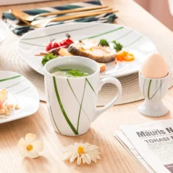 VEWEET Porzellan Tafelservice 'Aviva' 100-teilig Set, Kombiservice Mit Dessertteller, Speiseteller, Suppenteller, Müslischalen, Kaffeebecher, Kaffeetassen Set, Eierbecher, Milch- Und Zuckerset -kaufland verkäufe ca6b15f33907e39ed58dd512990fb84c