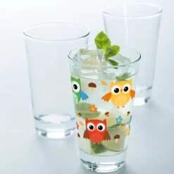 Leonardo Wasserglas Mit UV-Druck "Eulen" - Für Kinder Im 360° Design -kaufland verkäufe cb7d7acb0fbed4fcf068aac4b20e47fe