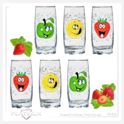 Trinkgläser Mit Lustigen Fruchtgesichtern 350ml (max. 400ml) Set 6 Teilig Aus Glas Bunt 7 Trinkgläser Mit Lustigen Fruchtgesichtern 350ml (max. 400ml) Set 6 Teilig Aus Glas Bunt -kaufland verkäufe cc906c15f047e29ea8f7791dea9c4663