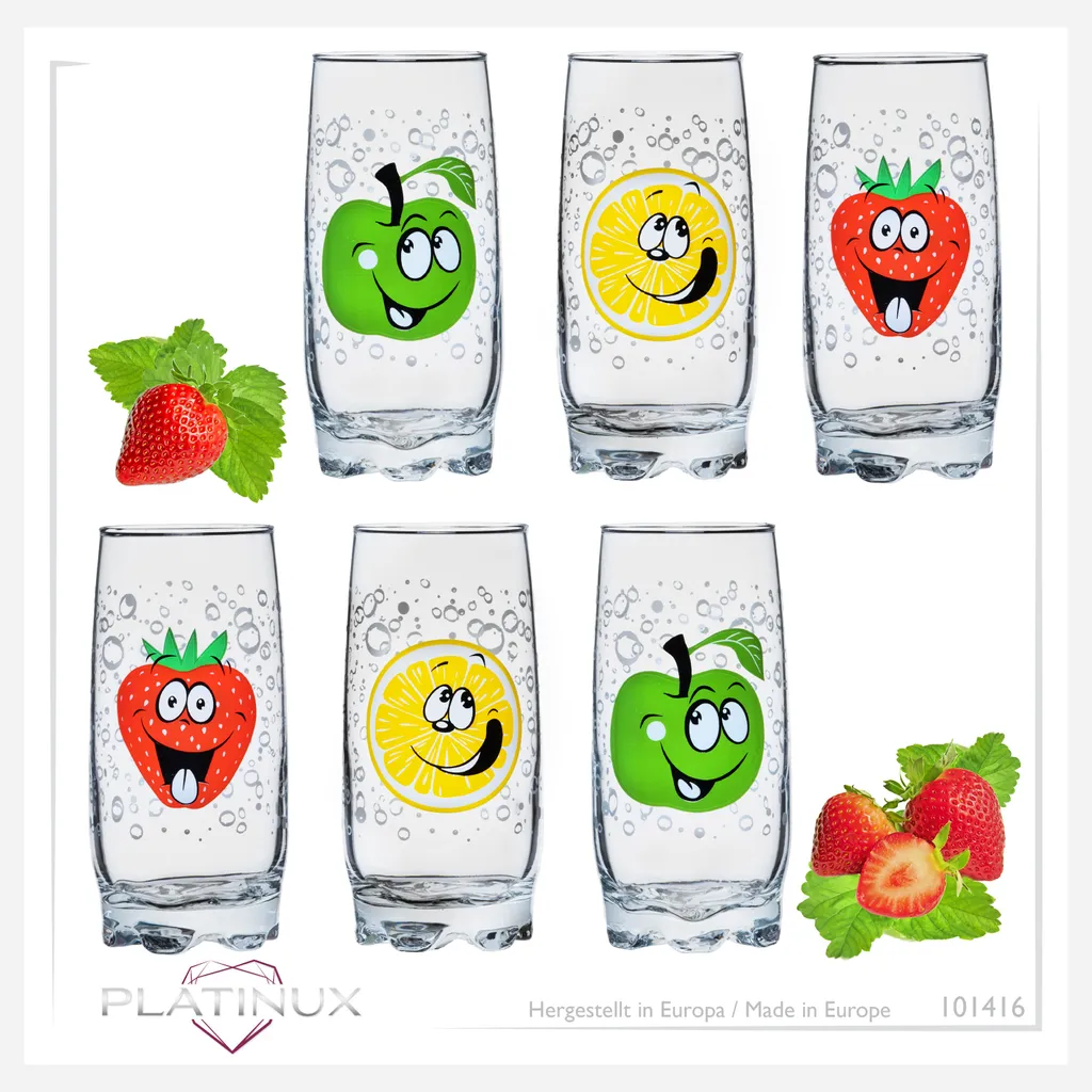 Trinkgläser mit lustigen Fruchtgesichtern 350ml (max. 400ml) Set 6 Teilig aus Glas bunt Trinkgläser Mit Lustigen Fruchtgesichtern 350ml (max. 400ml) Set 6 Teilig Aus Glas Bunt -kaufland verkäufe cc906c15f047e29ea8f7791dea9c4663