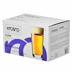 KROSNO Pure Weizen Biergläser, 6er-Set, 530 Ml -kaufland verkäufe d22ff7031d094ad703916189a020e99d