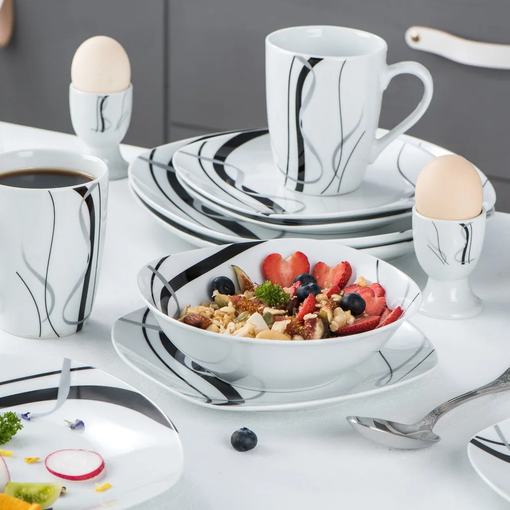 VEWEET, Serie 'Fiona', 100-teilig Porzellan Tafelservice Set, Kombiservice mit Dessertteller, Speiseteller, Suppenteller, Müslischalen, Kaffeebecher, Kaffeetassen Set, Eierbecher, Milch- und Zuckerset VEWEET, Serie 'Fiona', 100-teilig Porzellan Tafelservice Set, Kombiservice Mit Dessertteller, Speiseteller, Suppenteller, Müslischalen, Kaffeebecher, Kaffeetassen Set, Eierbecher, Milch- Und Zuckerset -kaufland verkäufe d887b69c5502cdc921168d2f448dfd0e