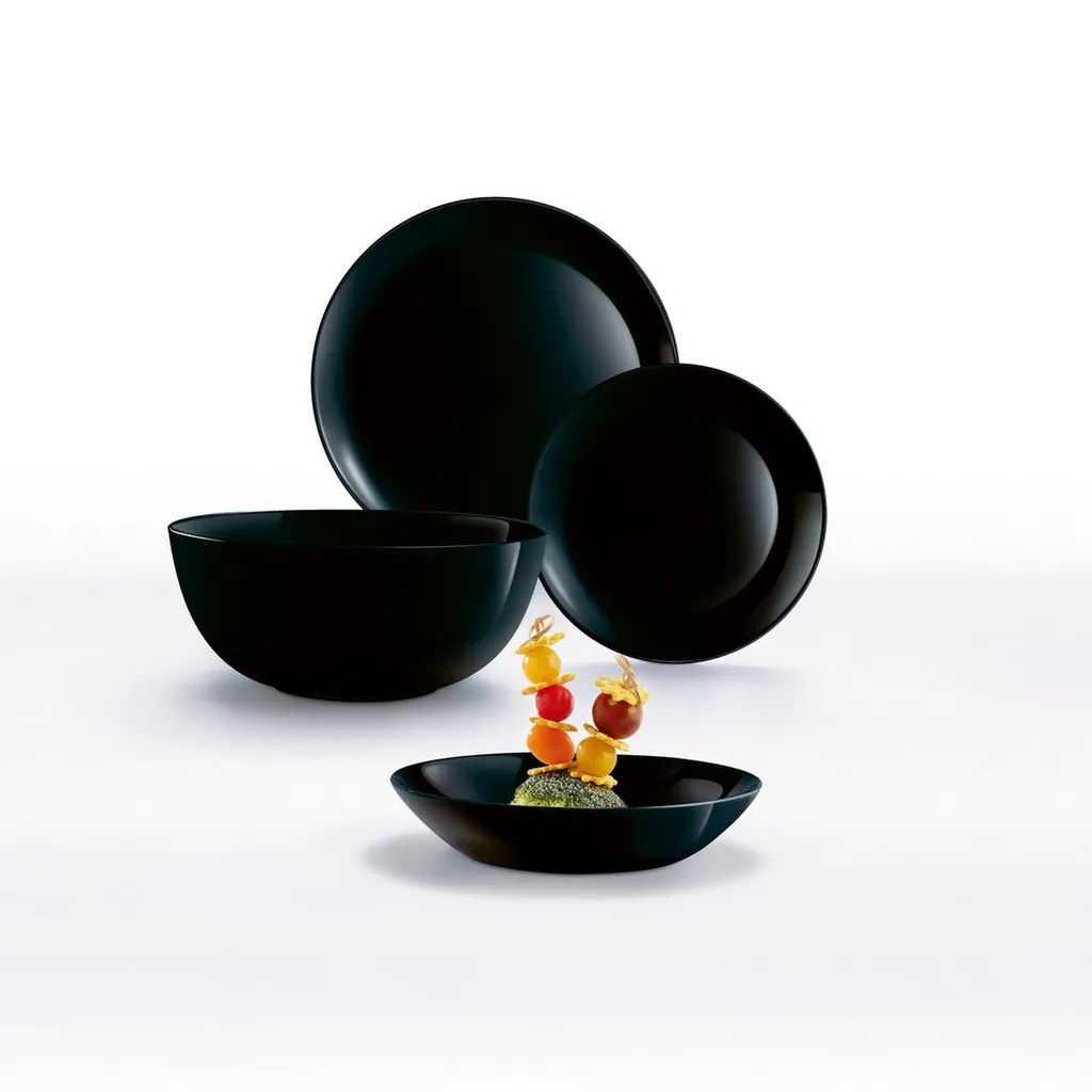 Geschirr Luminarc 9311622 Schwarz Gehärtetes Glas (19 pcs) Geschirr Luminarc 9311622 Schwarz Gehärtetes Glas (19 Pcs) -kaufland verkäufe d9cee576f6f905ccc51cf3bc43d3cad5