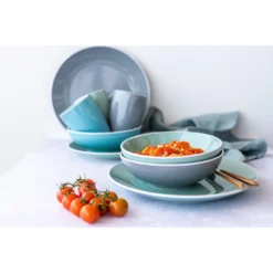 Mäser 931770 Kombiservice Elissa Für 6 Personen, Steinzeug, Türkis (1 Set, 24-teilig) -kaufland verkäufe d9d09cefffba750bdab89dab529fb8d9