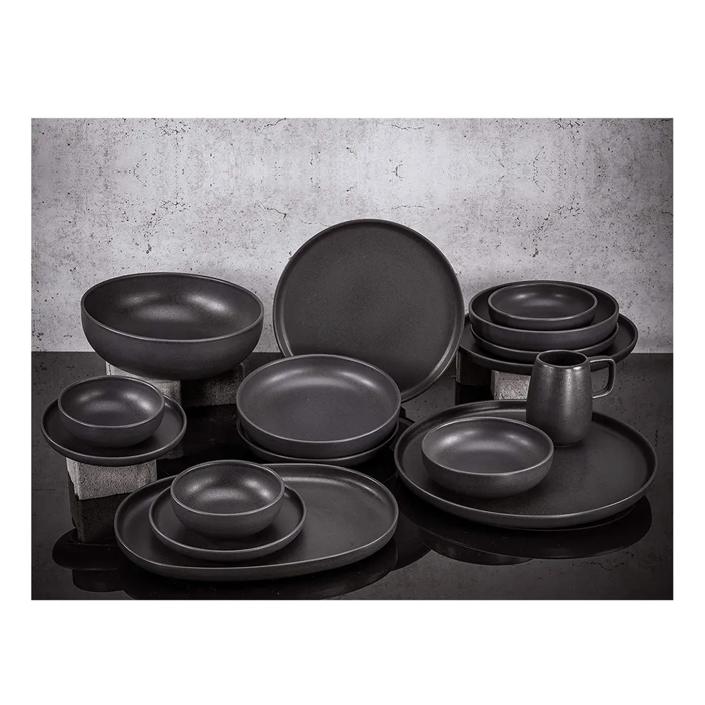 CreaTable 22978 Kombiservice Uno BLACK für 4 Personen, Steinzeug, schwarz (1 Set, 16-teilig) CreaTable 22978 Kombiservice Uno BLACK Für 4 Personen, Steinzeug, Schwarz (1 Set, 16-teilig) -kaufland verkäufe d9ec4c443d901a939bf924ad6d5bae15