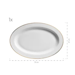 Mäser 931735 Kombiservice Professional Dining Für 6 Personen, Porzellan, Weiß (1 Set, 24-teilig) -kaufland verkäufe dc0c1bb2ac72a5b4b604427ea67ab98e
