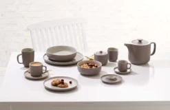 Kaffee- Und Tafelservice 30 Tlg. Jasper Taupe